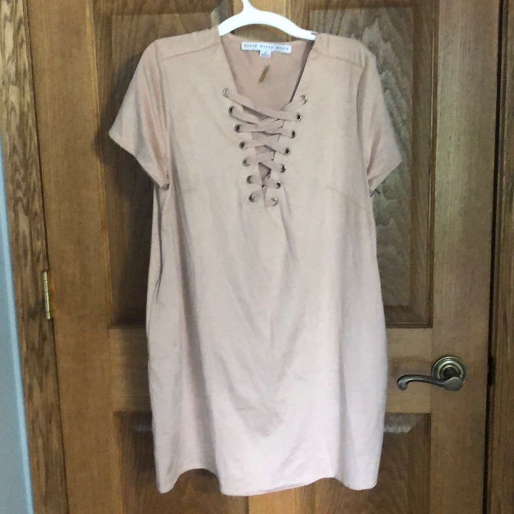 Suede dress!